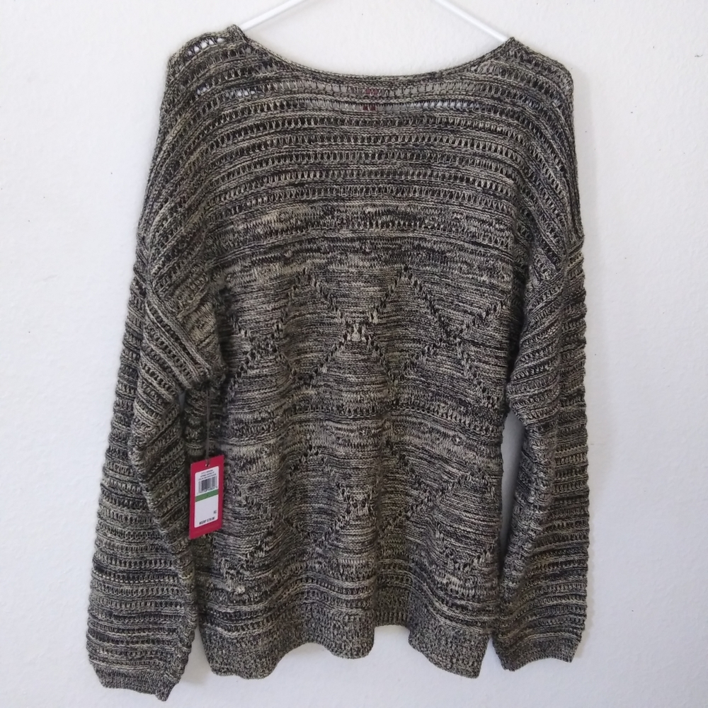 Vince Camuto stitch cotton sweater Size Large - Picture 12 of 13
